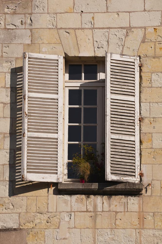 French Shutters And Windows Wall Decal