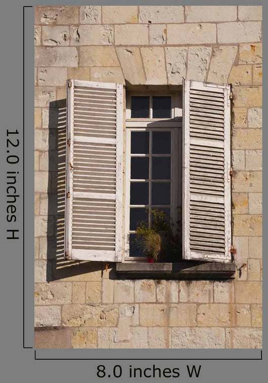 French Shutters And Windows Wall Decal