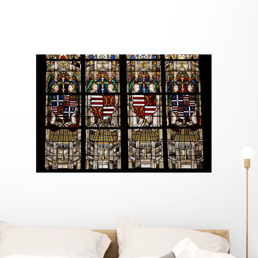Religious Stained Glass Window 2 Wall Decal