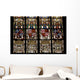 Religious Stained Glass Window 2 Wall Decal