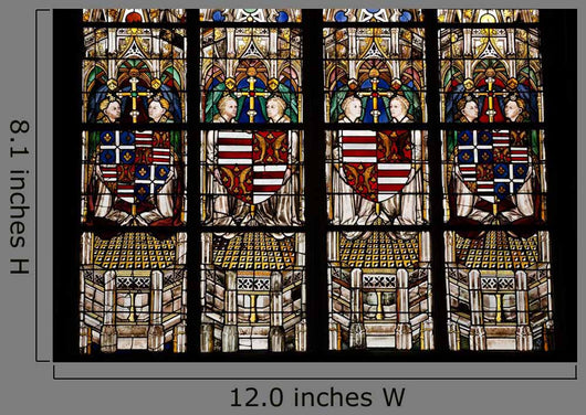 Religious Stained Glass Window 2 Wall Decal