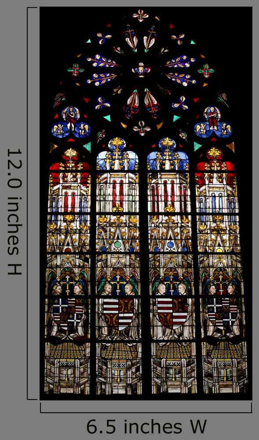 Religious Stained Glass Window 1 Wall Decal