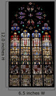 Religious Stained Glass Window 1 Wall Decal