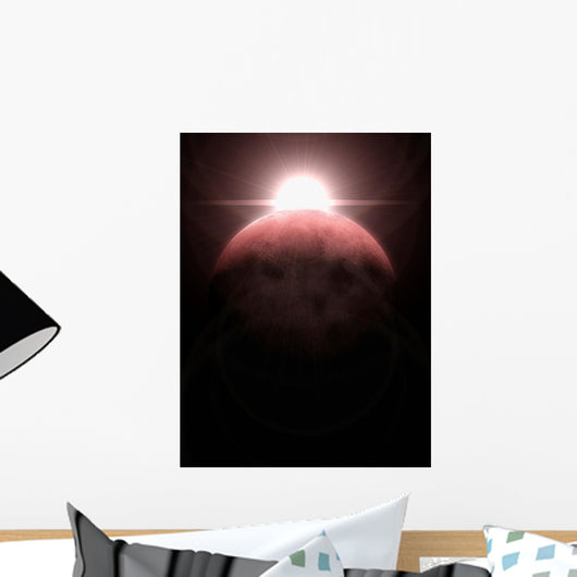 3D Moon Wall Decal