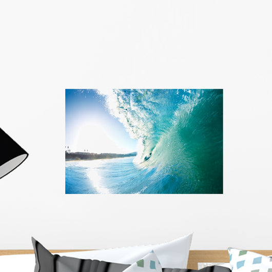 Blue Ocean Wave 2 Wall Decal