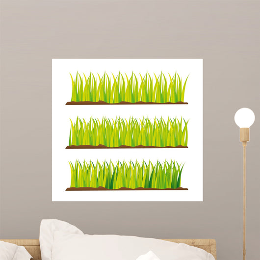 Grass Illustration Wall Decal
