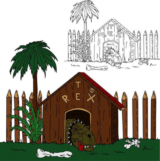 Dinosaur T Rex Wall Decal