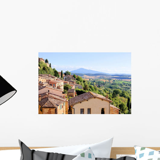 Over Landscape Tuscany Wall Decal