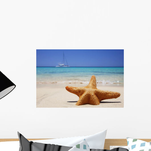 Starfish in the Sand Wall Decal