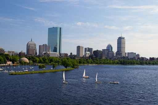 Boston Skyline Wall Decal