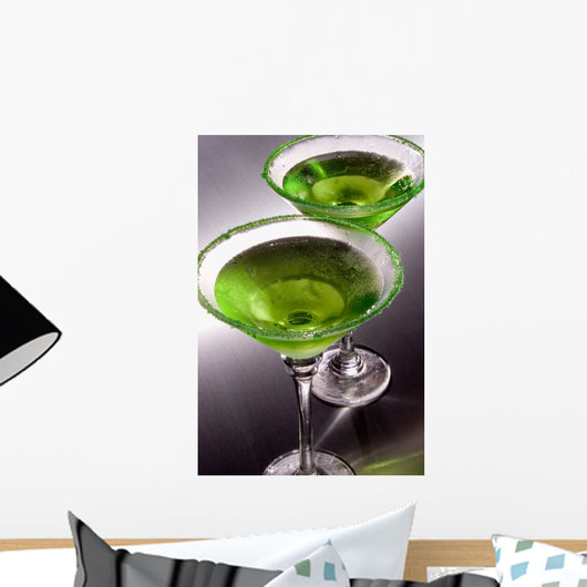 Green Apple Martini'S Wall Decal