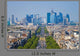 Avenue Charles Gaulle And Skyline Wall Decal