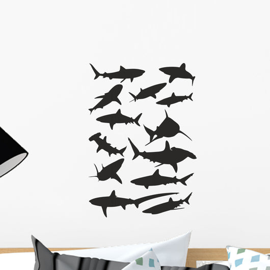 Various Sharks Wall Stickers Wall Decal