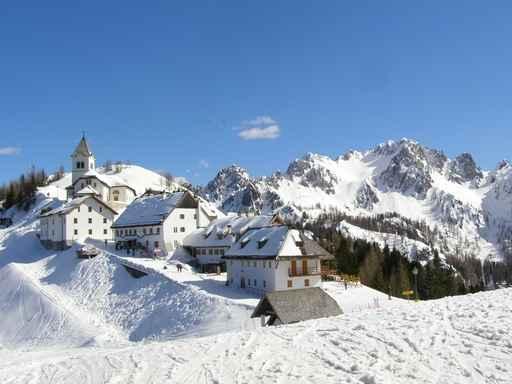 Alpine Village Panorama Wall Decal