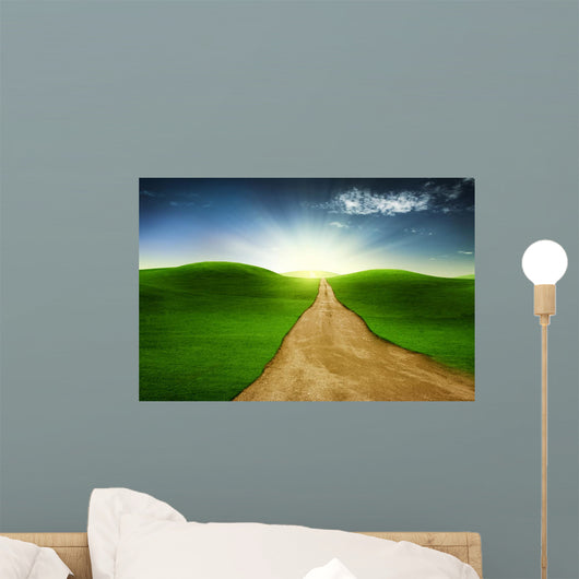 Green Hills Wall Decal