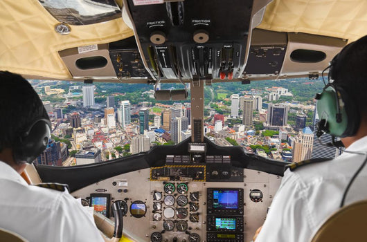 Pilots Plane Cockpit Wall Decal