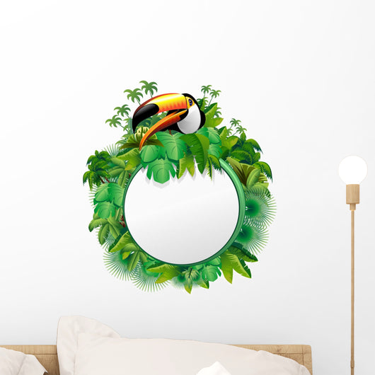 Tucano Sfondo Giungla-Toucan Jungle Wall Decal