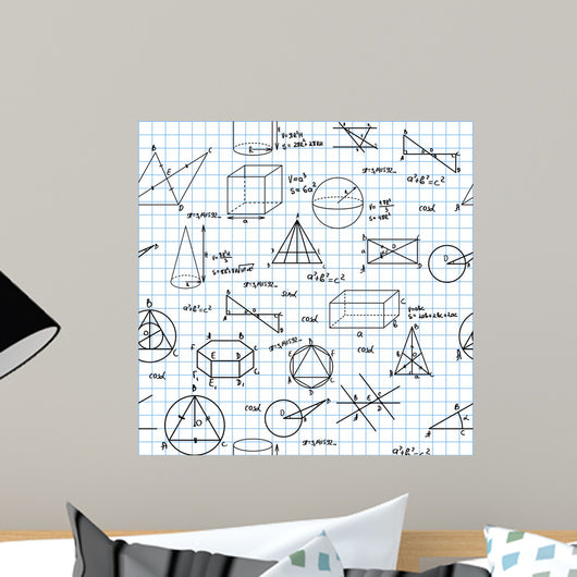 Geometry Seamless Pattern Wall Decal
