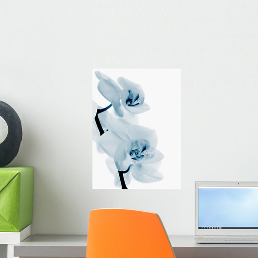 Blue Orchids Wall Decal