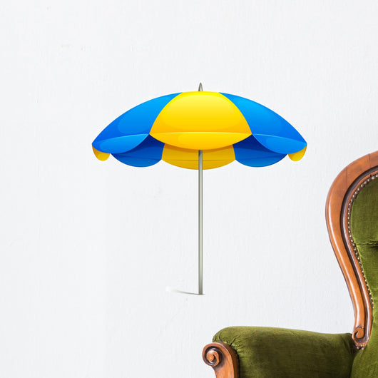 Beach Umbrella Wall Decal