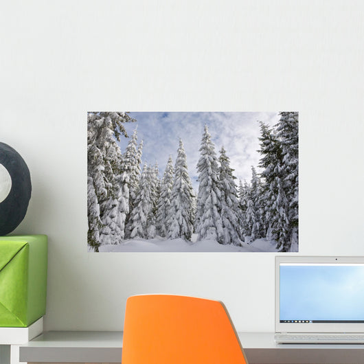 Snowy Forest Wall Decal