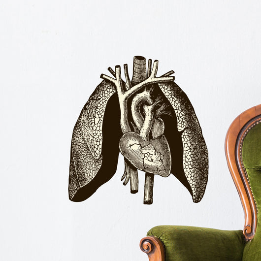 Coeur Poumons Wall Decal
