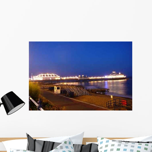 Eastbourne Pier England Night Wall Decal