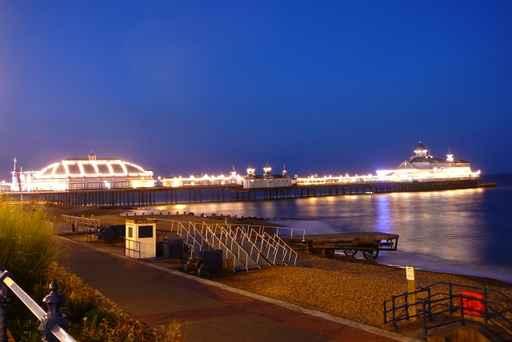 Eastbourne Pier England Night Wall Decal