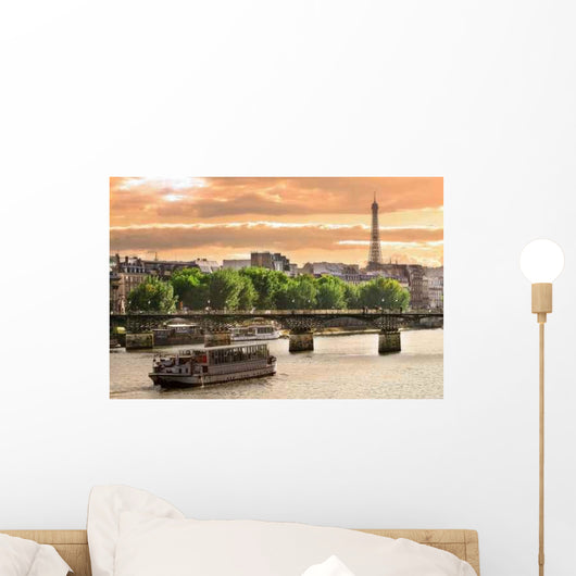 Sunset Seine Wall Decal