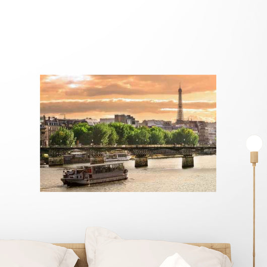 Sunset Seine Wall Decal