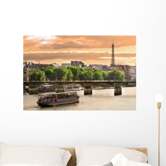 Sunset Seine Wall Decal