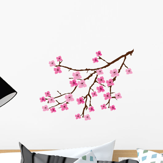 Vector Cherry Blossom Wall Decal