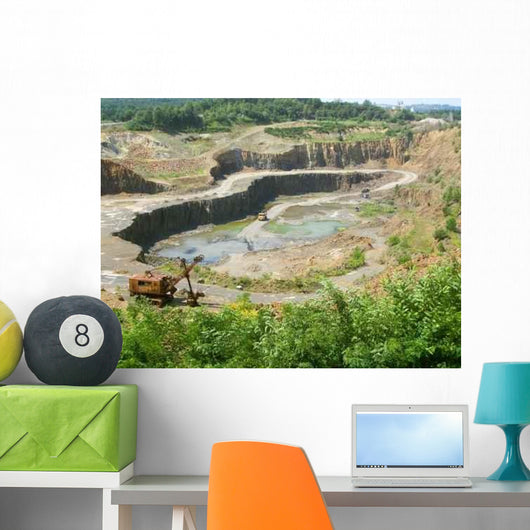 Diabase Mine Wall Decal