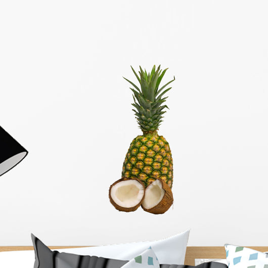 Pineapple And Coconut Wall Decal