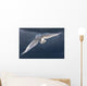 Snowy Owl Flight Against Clouded Sky Wall Decal