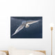 Snowy Owl Flight Against Clouded Sky Wall Decal