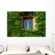 Overgrown French Window Wall Decal