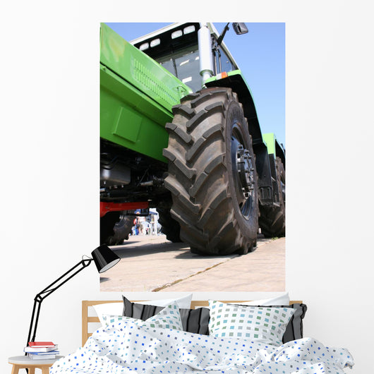 Industry Machine Tires Wall Decal