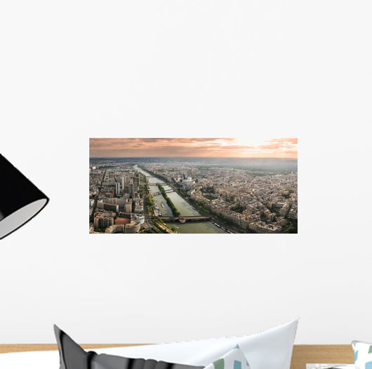 Sunset Paris 2 Wall Decal