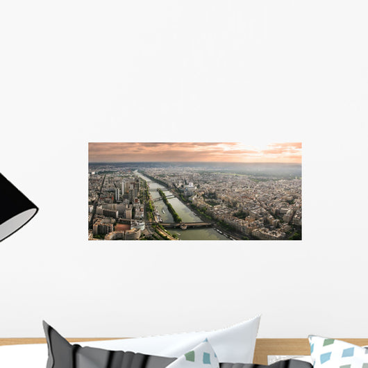 Sunset Paris 2 Wall Decal