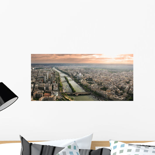 Sunset Paris 2 Wall Decal