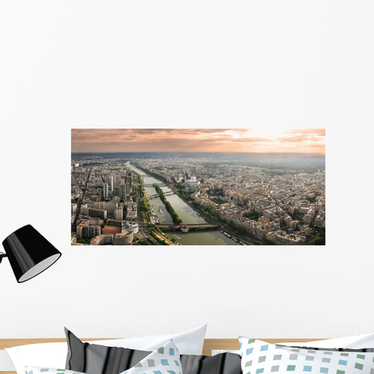 Sunset Paris 2 Wall Decal