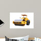 Dirty Road Roller White Wall Decal