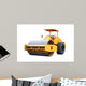 Dirty Road Roller White Wall Decal