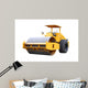 Dirty Road Roller White Wall Decal