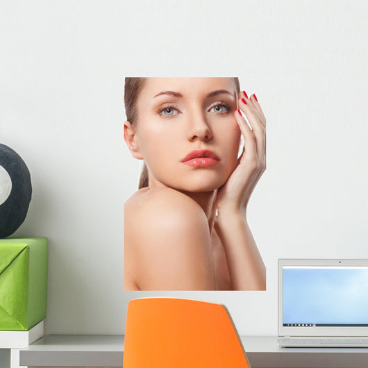 Beautiful Woman Portrait Wall Decal