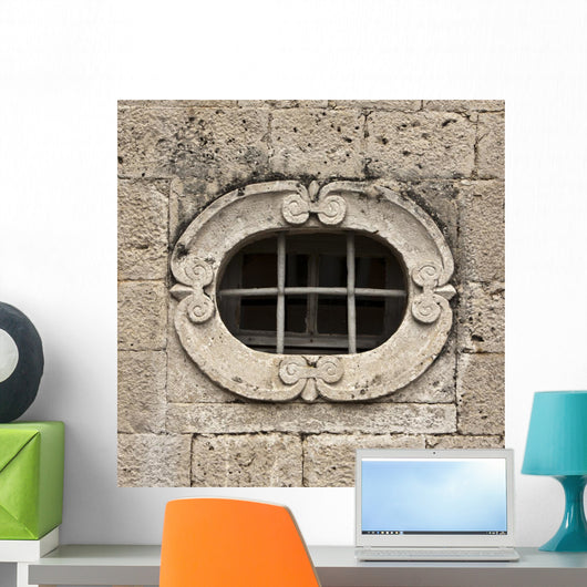 Old Town Window Wall Decal