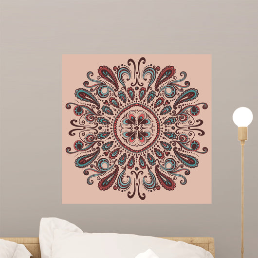 Abstract Oriental Pattern Wall Decal