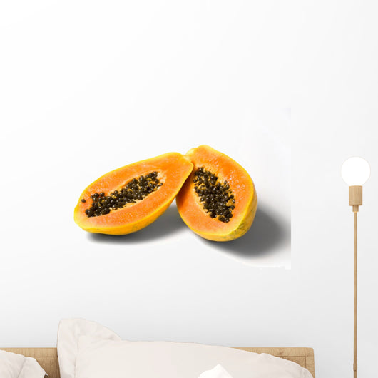 Halved Papaya Wall Decal