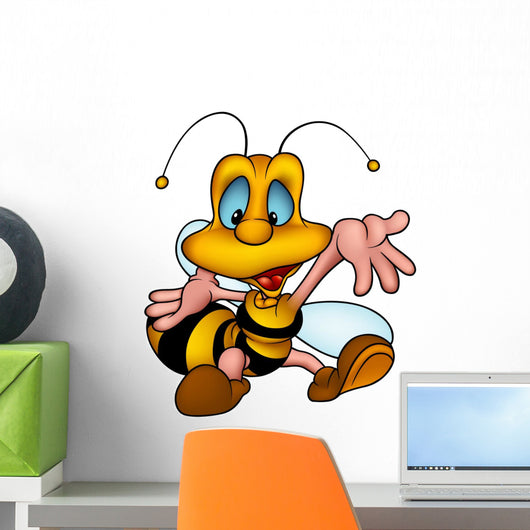 Wasp 19 Smiling Detailed Wall Decal